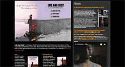 Desktop Screenshot of lifeanddebt.org