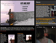 Tablet Screenshot of lifeanddebt.org